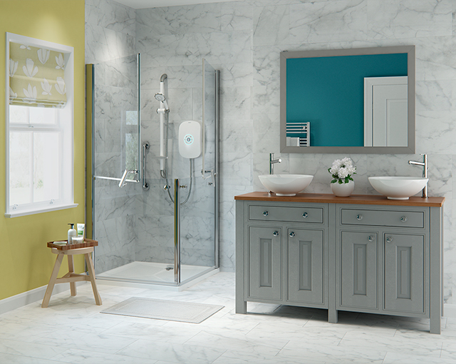 Many bathroom products available